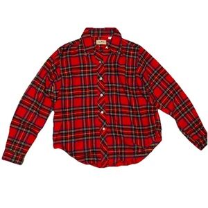 L.L. Bean Men's Long Sleeve Plaid Button Down Shirt Vintage Size Small